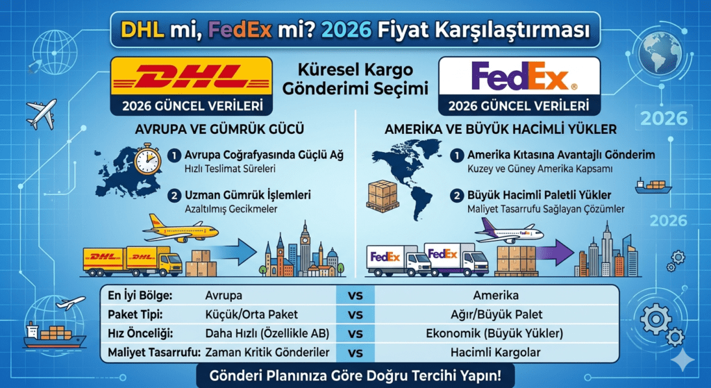 dhl fedex karşılaştırma 2026
